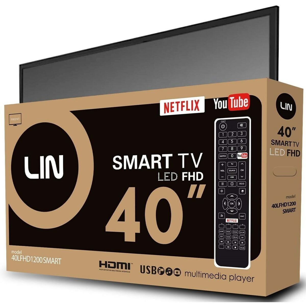 Lin Smart Television 40" Full HD LED 40LFHD1200 (2023) view 6