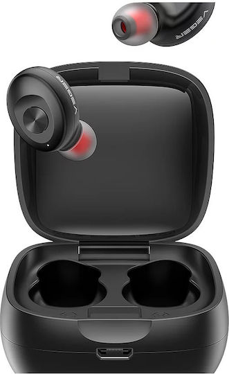 Veger XG08 In-ear Bluetooth Handsfree Earphones with Charging Case Black view 3