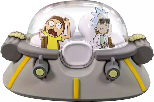 Rick And Morty Tws In-ear Bluetooth Handsfree Earphones with Charging Case Gray vue 2