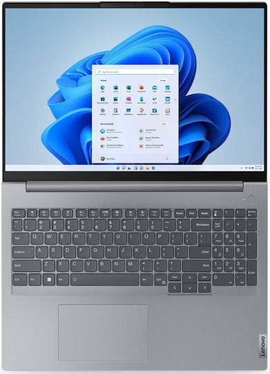 Lenovo ThinkBook 16 G6 IRL 16" IPS FHD+ (i3-1315U/8GB/512GB SSD/W11 Pro) Arctic Grey (International English Keyboard) vista 6
