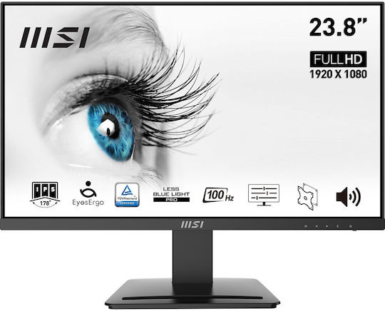 MSI Pro MP243X IPS Monitor 23.8" FHD 1920x1080 with Response Time 4ms GTG