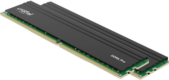 Crucial Pro DDR4 64GB RAM with 2x32GB Modules and Speed 3200 for Desktop CP2K32G4DFRA32A vista 3