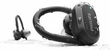 Philips TAA7306 In-ear Bluetooth Handsfree Earphones with Sweat Resistance and Charging Case Black
