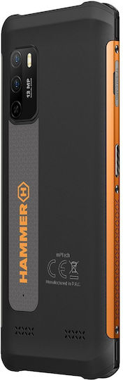 Hammer Iron 4 Dual SIM (4GB/32GB) Resistant Smartphone Black / Orange view 8