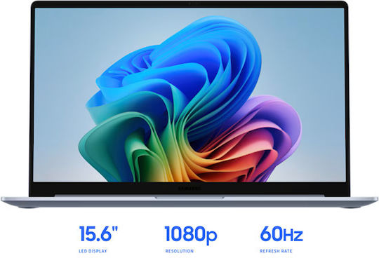 Samsung Galaxy Book4 Edge 15.6" FHD (Snapdragon-X Plus/16GB/1TB SSD/W11 Home) Sapphire Blue (US Keyboard)