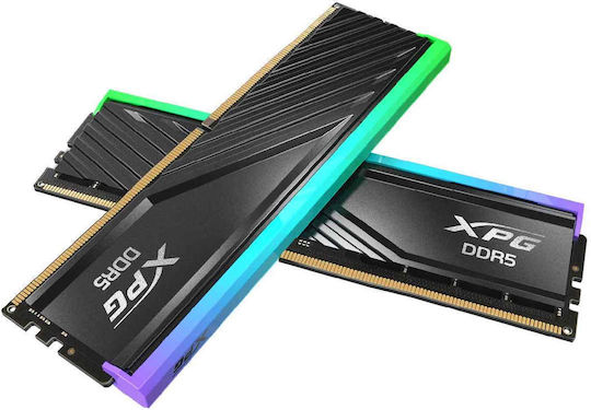 Adata Lancer Blade RGB DDR5 32GB RAM with 2x16GB Modules and Speed 6000 for Desktop AX5U6000C3616G-DTLABRBK