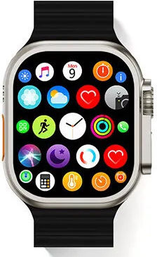 Z77 Ultra 49mm Smartwatch with Heart Rate Monitor (Black)