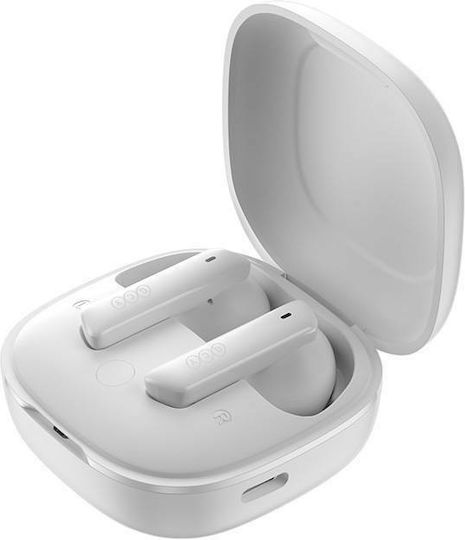 QCY MeloBuds ANC HT05 Bluetooth Handsfree Earphones with Charging Case White view 5