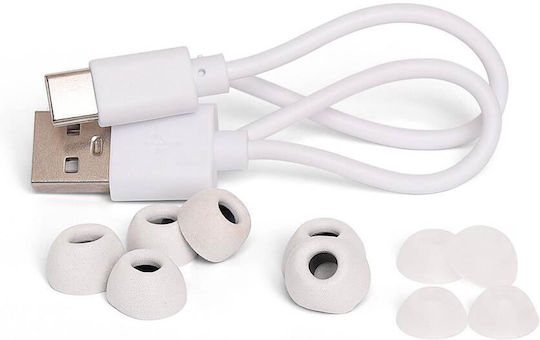 Soho W1 In-ear Bluetooth Handsfree Earphones with Charging Case White view 5
