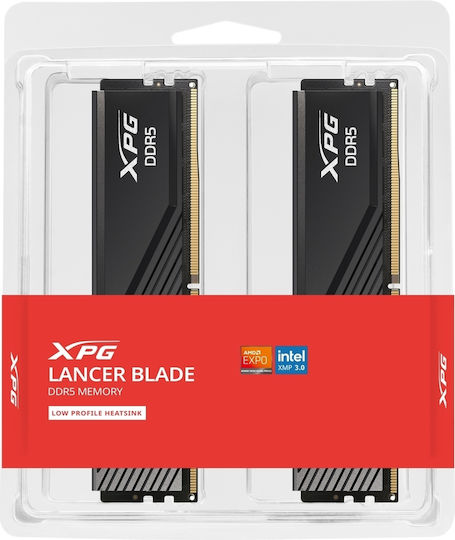 Adata XPG Lancer Blade DDR5 32GB RAM with 2x16GB Modules and Speed 6000 for Desktop AX5U6000C3032G-DTLABBK vista 6