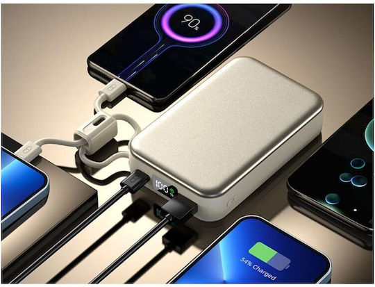 AT0639 Power Bank 20000mAh 22.5W Quick Charge 3.0 Beige view 4