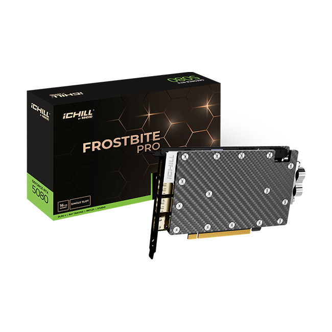 Inno 3D GeForce RTX 5080 16GB GDDR7 iChill Frostbite Pro Graphics Card C50803-16D7X-1760FBP view 2