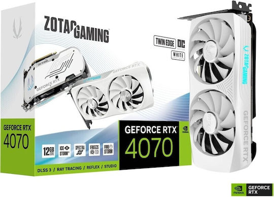 Zotac GeForce RTX 4070 12GB GDDR6 Twin Edge OC White Graphics Card