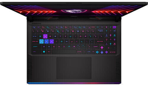 MSI Raider GE68HX 14VGG-287US 16" IPS UHD 144Hz (i9-14900HX/32GB/1TB SSD/GeForce RTX 4070/W11 Home) Black (US Keyboard) view 2