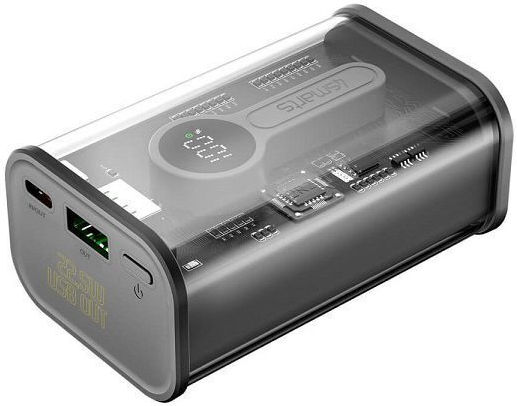 KLGO KP-91 Power Bank 10000mAh 22.5W with USB-A Port and USB-C Port Power Delivery Yellow vista 3