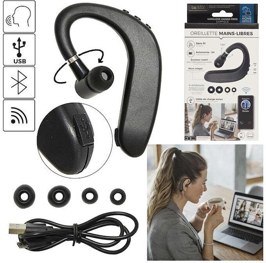 In-ear Bluetooth Handsfree Black Headset view 2