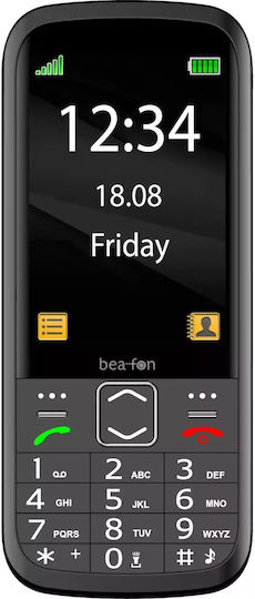 Bea-fon SL270 Dual SIM Mobile with Buttons Black view 3