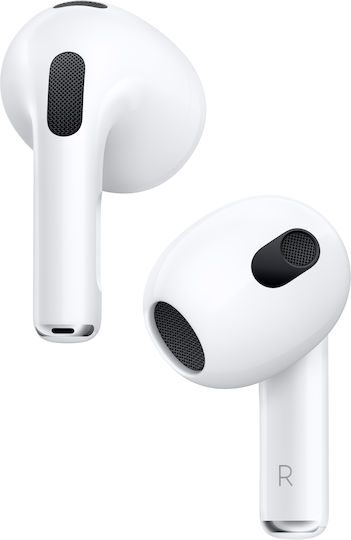 Apple AirPods (3rd generation) with MagSafe Charging Case Earbud Bluetooth Handsfree Earphones with Sweat Resistance and Charging Case White view 2
