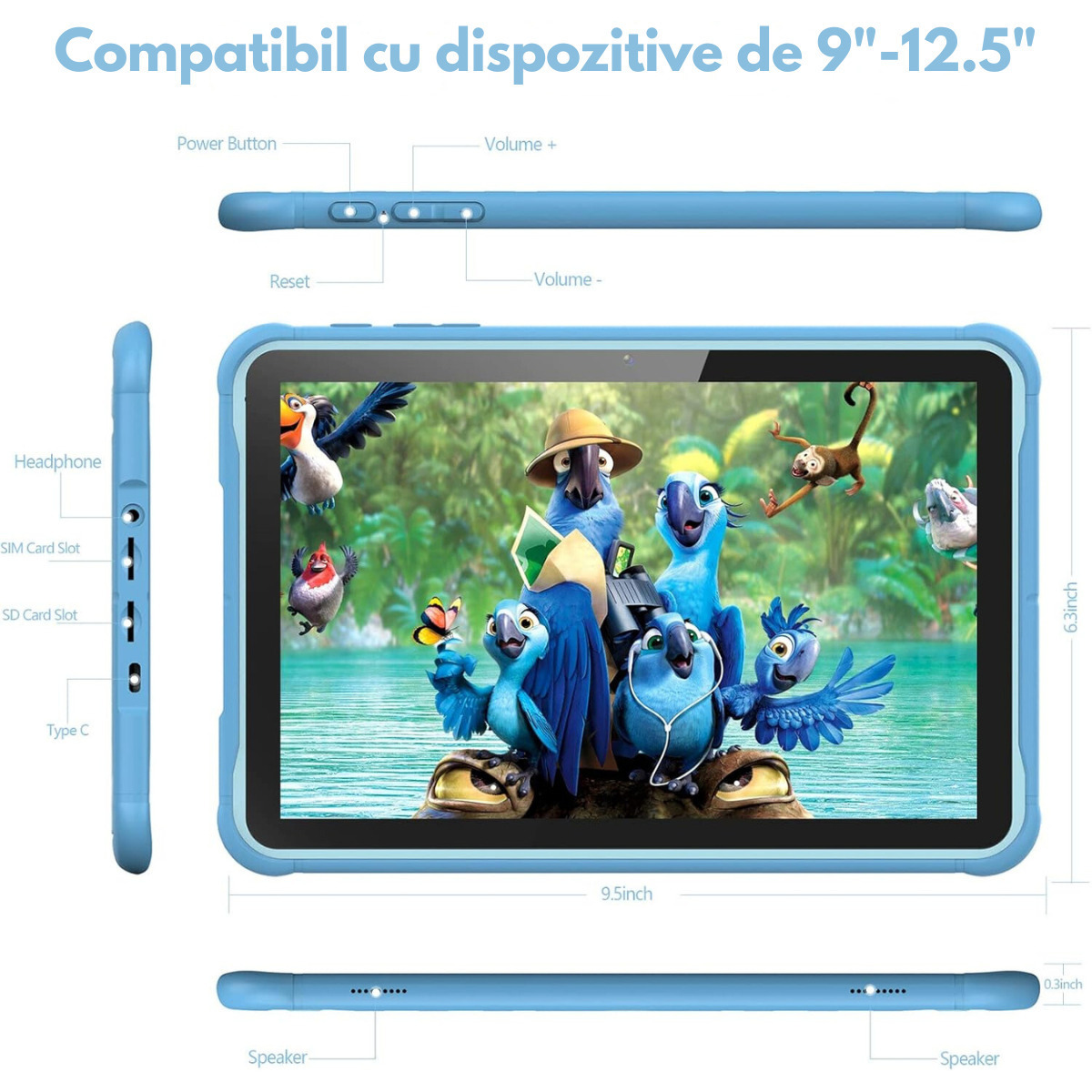 10" Tablet (2GB/64GB) Blue vy 8