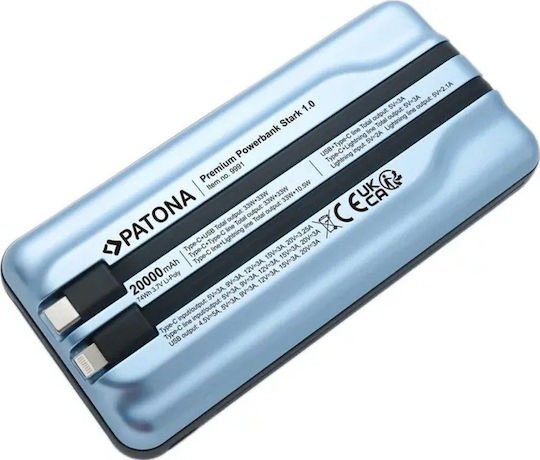Patona Power Bank 20000mAh Blue view 4