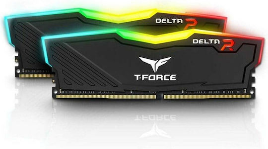 TeamGroup T-Force Delta RGB DDR4 16GB RAM with 2x8GB Modules and Speed 3200 for Desktop TF3D416G3200HC16CDC01 view 3