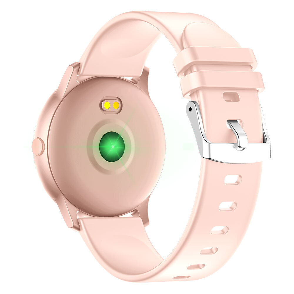 KrazyFit Aluminium Smartwatch with Heart Rate Monitor (Pink) view 4