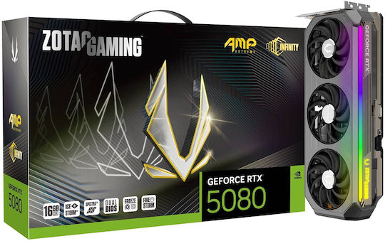 Zotac GeForce RTX 5080 16GB GDDR7 AMP Extreme INFINITY Graphics Card view 1