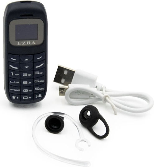 Ezra MC02 Dual SIM Mobile with Buttons (English Menu) Black view 2