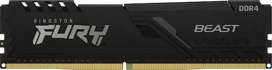 Kingston Fury Beast DDR4 32GB RAM with 2x16GB Modules and Speed 3600 for Desktop KF436C18BBK2/32 view 6