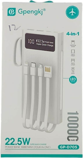GP-D705 Power Bank 10000mAh 22.5W White