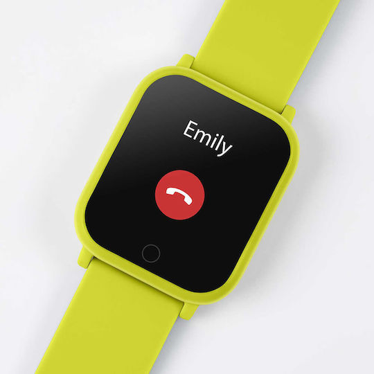 Reflex Active Series 10 42mm Smartwatch with Heart Rate Monitor (Lime) view 5