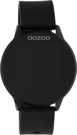 Oozoo Q00115 Stainless Steel 43mm Smartwatch with Heart Rate Monitor (Black) view 2