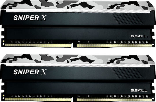 G.Skill Sniper X 16GB DDR4 RAM with 2 Modules (2x8GB) and 3200 Speed for Desktop (F4-3200C16D-16GSXWB)