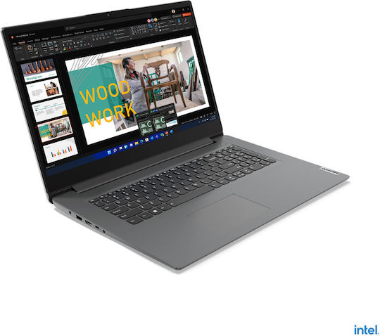 Lenovo V17 G4 IRU 17.3" IPS FHD (i7-1355U/16GB/512GB SSD/W11 Pro) Iron Grey (ES Keyboard) vue 2