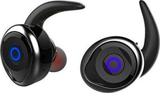Awei T1 In-ear Bluetooth Handsfree Earphones with Sweat Resistance and Charging Case Black vue 3