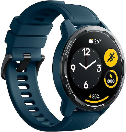 Xiaomi Watch S1 Active 47mm Waterproof with Heart Rate Monitor (Ocean Blue) view 3