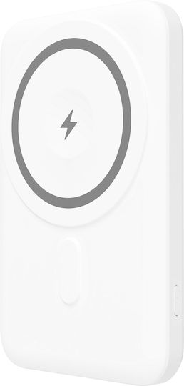 Yenkee YPB 501 MagSafe Power Bank 5000mAh 20W with USB-C Port White vue 2