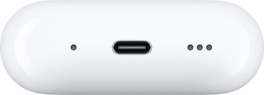Apple AirPods Pro 2 με MagSafe Charging Case (USB‑C) In-ear Bluetooth Handsfree Earphones with Sweat Resistance and Charging Case White view 4