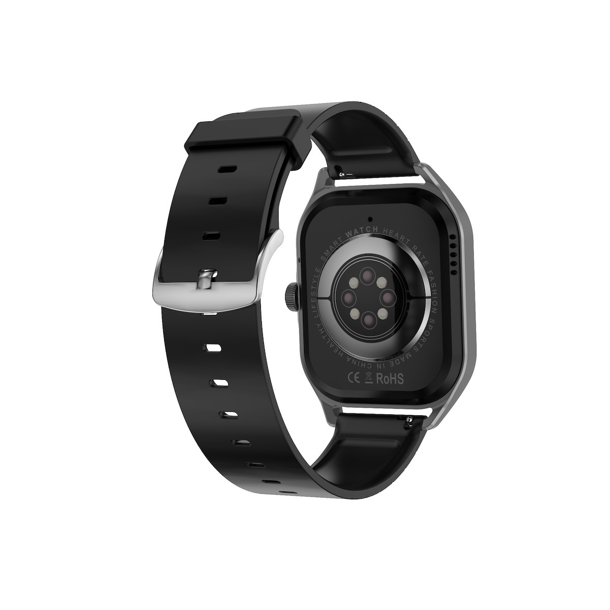 TrendFit Ultra Aluminium Smartwatch with Heart Rate Monitor (Black) view 5