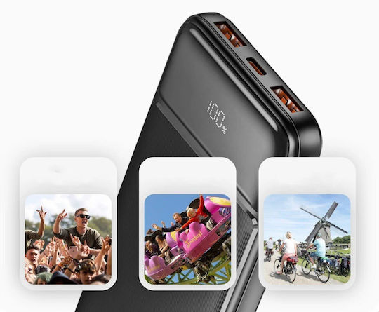 Buddi Boost Power Bank 10000mAh 22.5W with 2 USB-A Ports and USB-C Port Black view 6