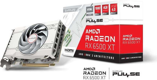 Sapphire Radeon RX 6500 XT 4GB GDDR6 Pulse Graphics Card