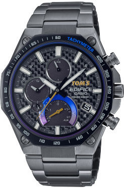 Casio Tom's Limited Edition Stainless Steel 45mm Waterproof Smartwatch (Anthracite) view 2