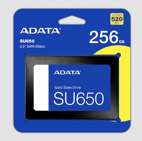 Adata Ultimate SU650 SSD 256GB 2.5'' Type with SATA III Connection ASU650SS-256GT-R view 2