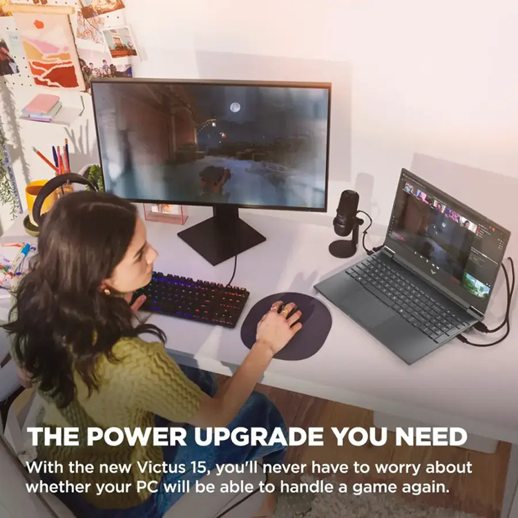 HP Victus 15-fb3093dx 15.6" IPS FHD 144Hz (Ryzen 7-7445HS/16GB/512GB SSD/GeForce RTX 4050/W11 Home) (US Keyboard) view 3