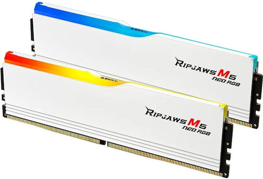G.Skill Ripjaws M5 RGB DDR5 64GB Memory RAM with 2x32GB Modules and Speed 6000 for Desktop F5-6000J3238G32GX2-RM5NRW view 3