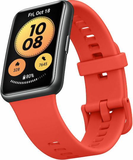 Huawei Watch Fit new Waterproof with Heart Rate Monitor (Pomelo Red) view 5