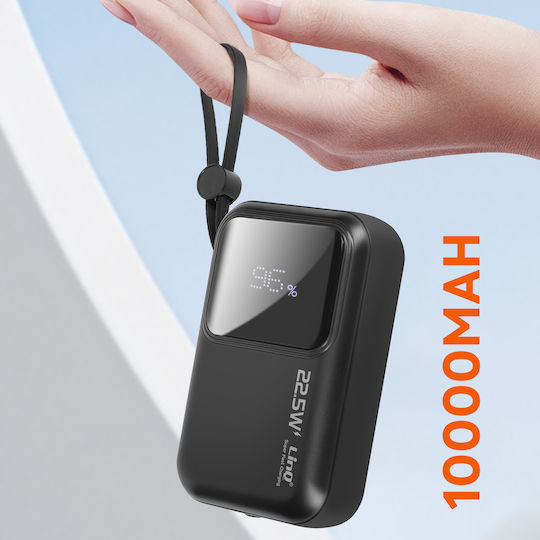 LinQ PD15502 Power Bank 10000mAh 20W with USB-A Port Power Delivery Black view 2
