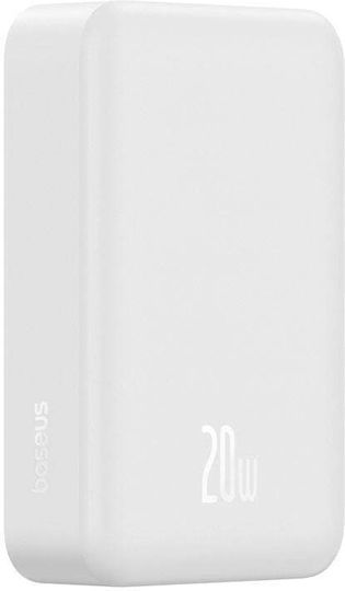 Baseus EnerFill FM41 MagSafe Power Bank 20000mAh 20W with USB-C Port White view 2