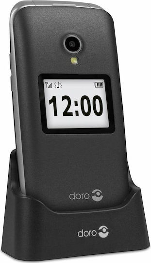 Doro 2424 Single SIM Mobile with Large Buttons Graphite Silver view 3