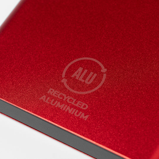 KARNA Power Bank 4000mAh with USB-A Port Red view 3
